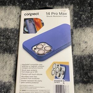 Connect Blue Shock-Resistant iPhone 14 Pro Max Case